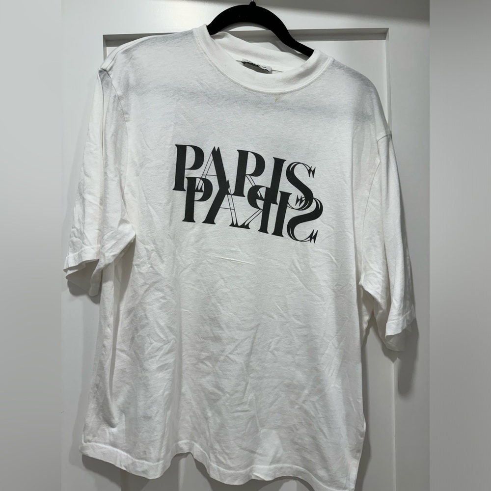 NWT Anine Bing Paris t-shirt size large